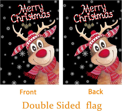 Christmas Flags - 28 X 40 Inch Outdoor Garden House Flags for Christmas Decoration