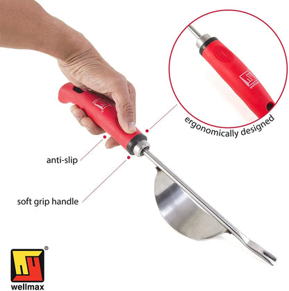 Garden Tools Set of 12 with Gardening Gloves, Pruning Shear and 7 Piece Stainless Steel Hand Digging Tool Heavy Duty Kit